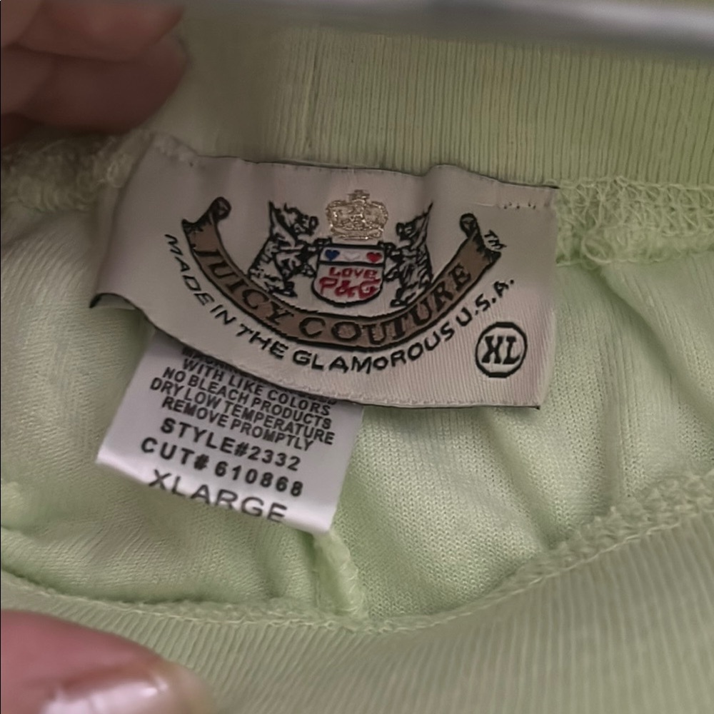 Vintage juicy couture track suit lime green xl - Picture 11 of 16